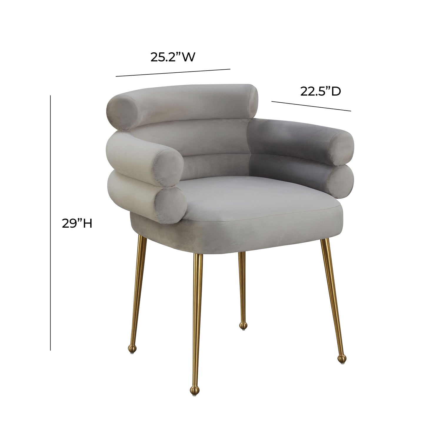 Dente Cream Performance Faux Sheepskin Dining Chair Cream - ON FINAL SALE by Tov Furniture