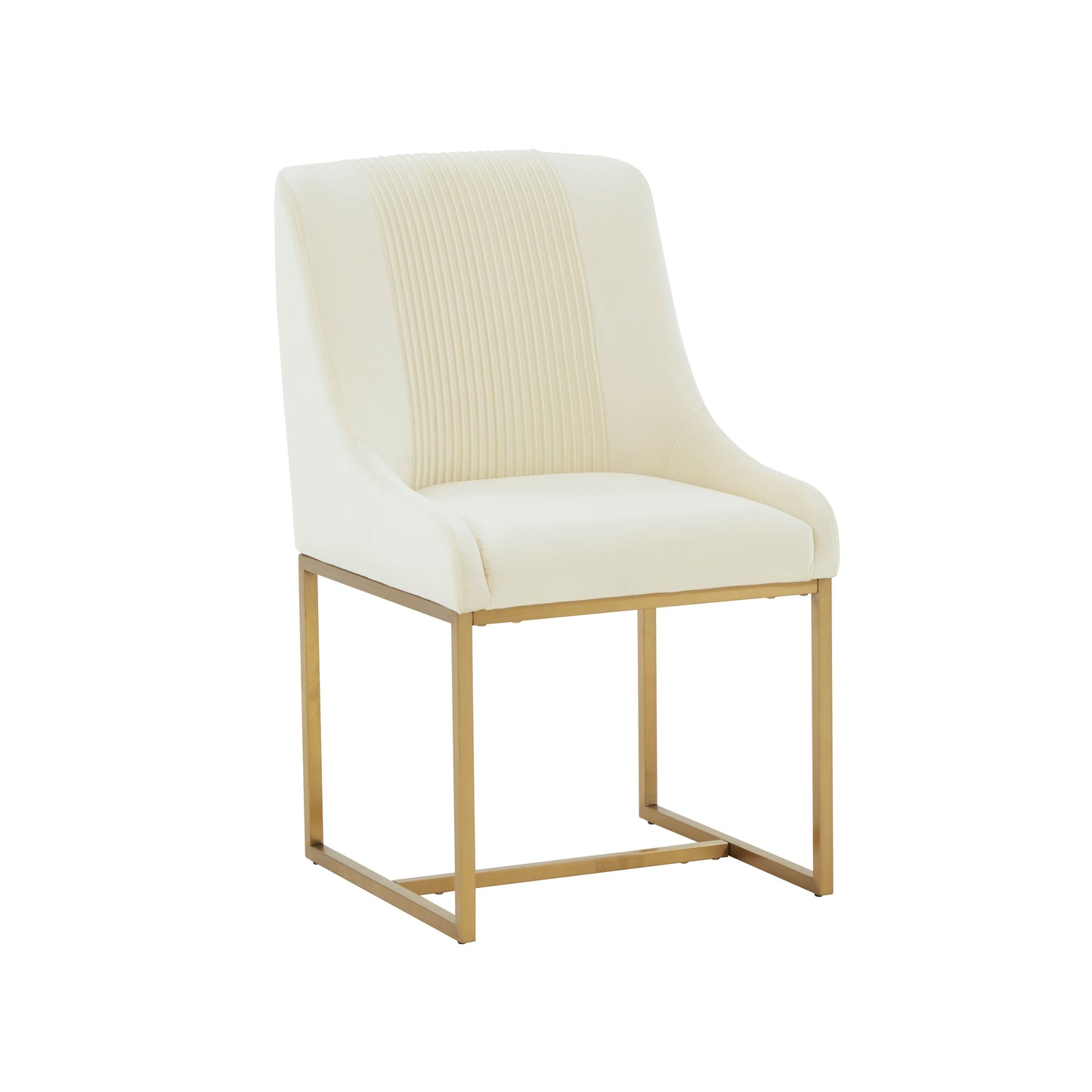 Lisa Pleated Velvet Dining Chair by TOV Ihd68647