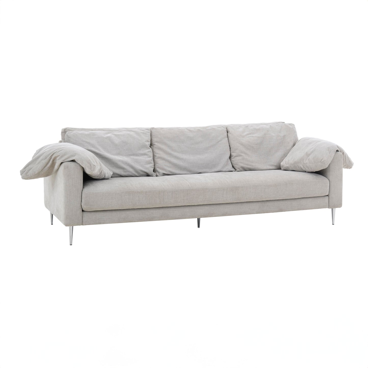 Vari 90 Textured Velvet Lounge Sofa by TOV L54244
