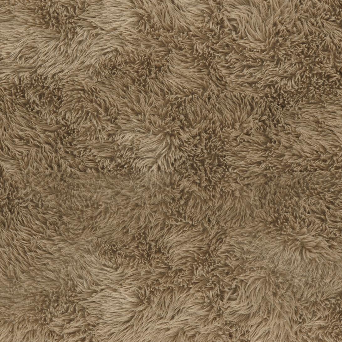 Ollie 48" Contract-Grade Straight Vegan Shearling Bench Taupe by Tov Furniture
