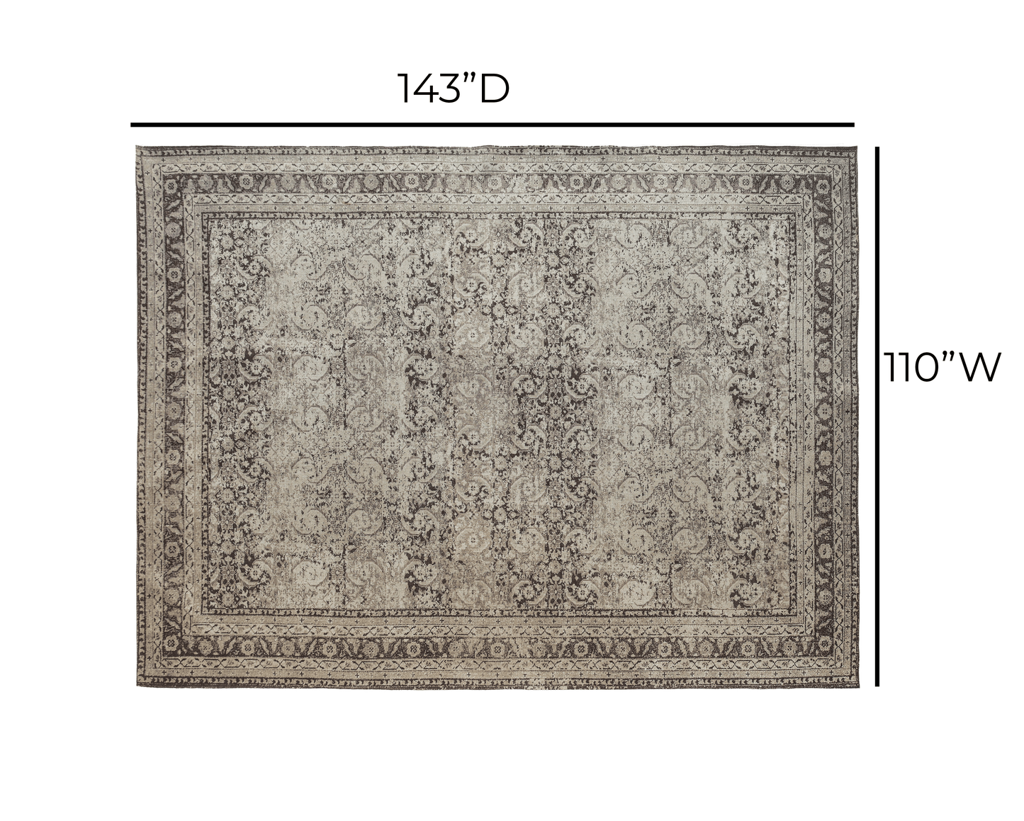 Bluma Area Rug Multi 9' x 12' by Tov Furniture