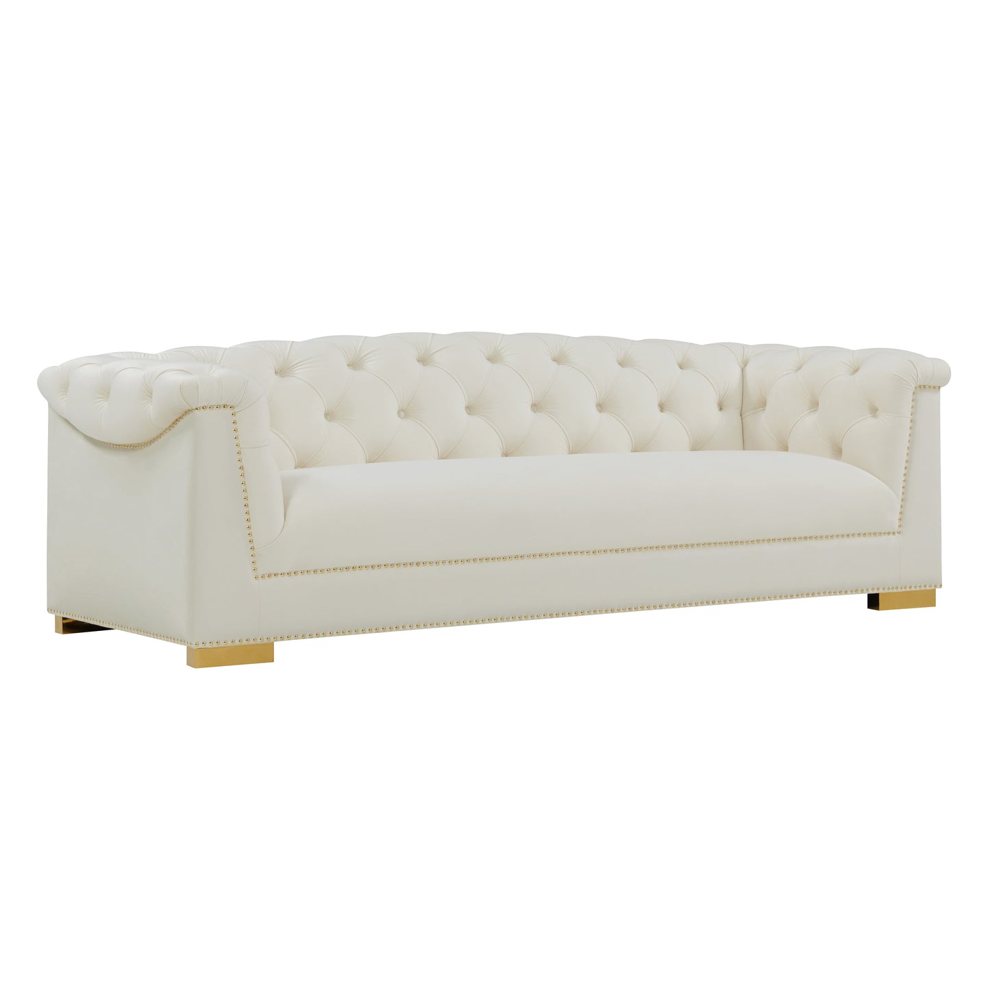 Farah 91 Velvet Sofa by TOV S4930