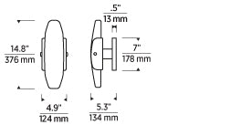 Visual Comfort Wythe Industrial Glass Sconce