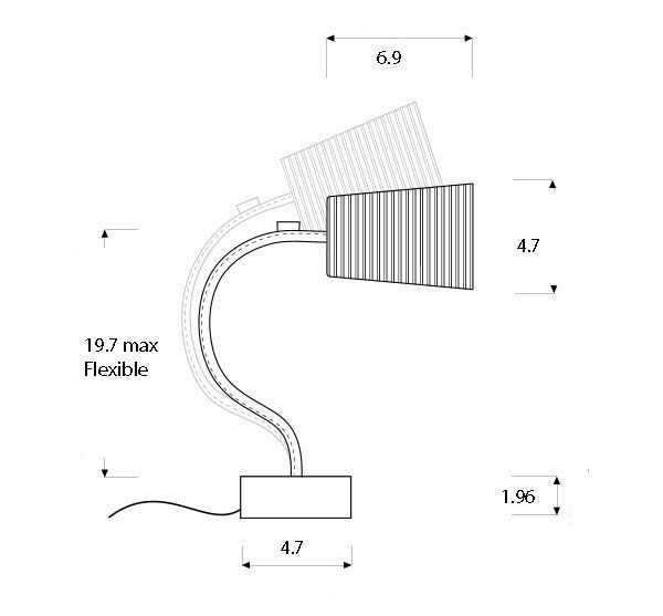 Trame Paint Stripe Table Lamp By In-Es Artdesign