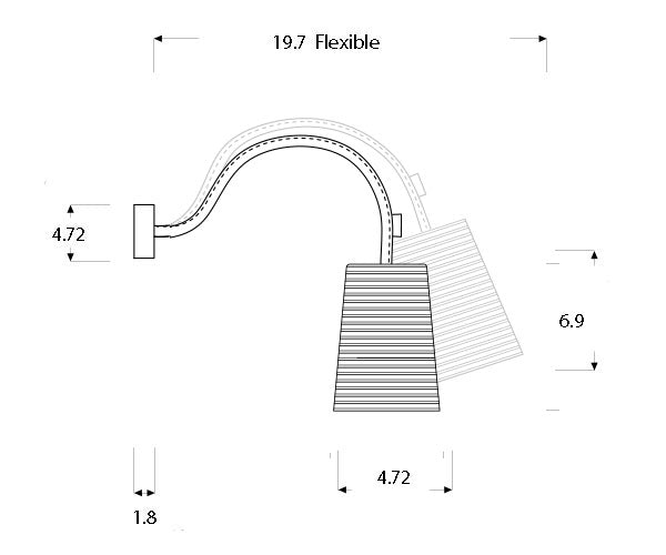 Trame Paint Stripe Wall Sconce By In-Es Artdesign