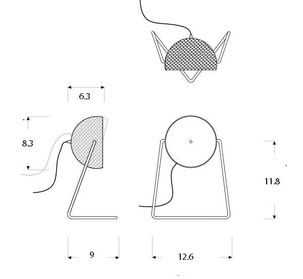 Trame Trama T1 Table Lamp By In-Es Artdesign