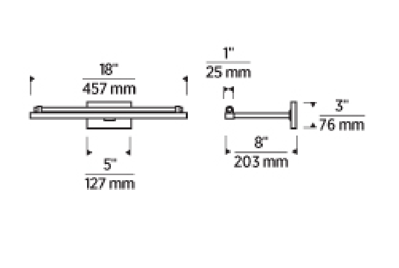 Kal 18-inch LED Picture Light by Visual & Comfort & Co