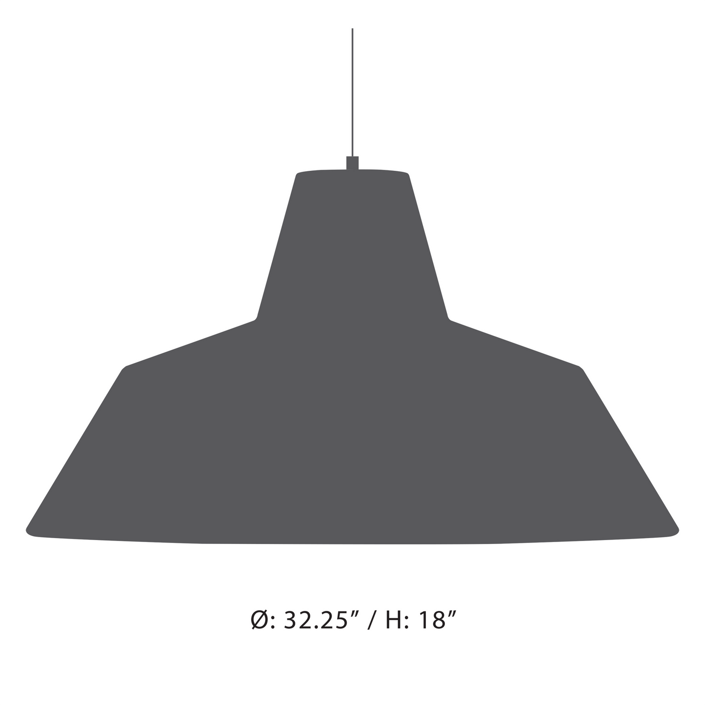 Workshop Pendant Lamp W5 - Matte Black