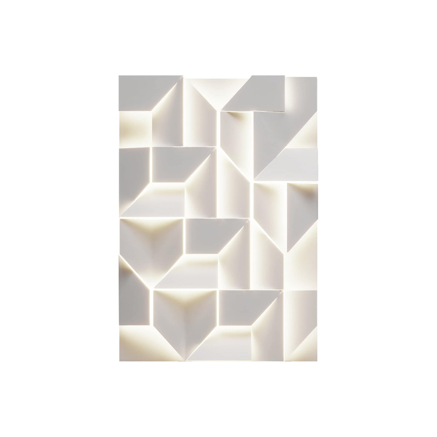 Wall Decor Metal Frame Matte White by Finesse Decor WALL-11