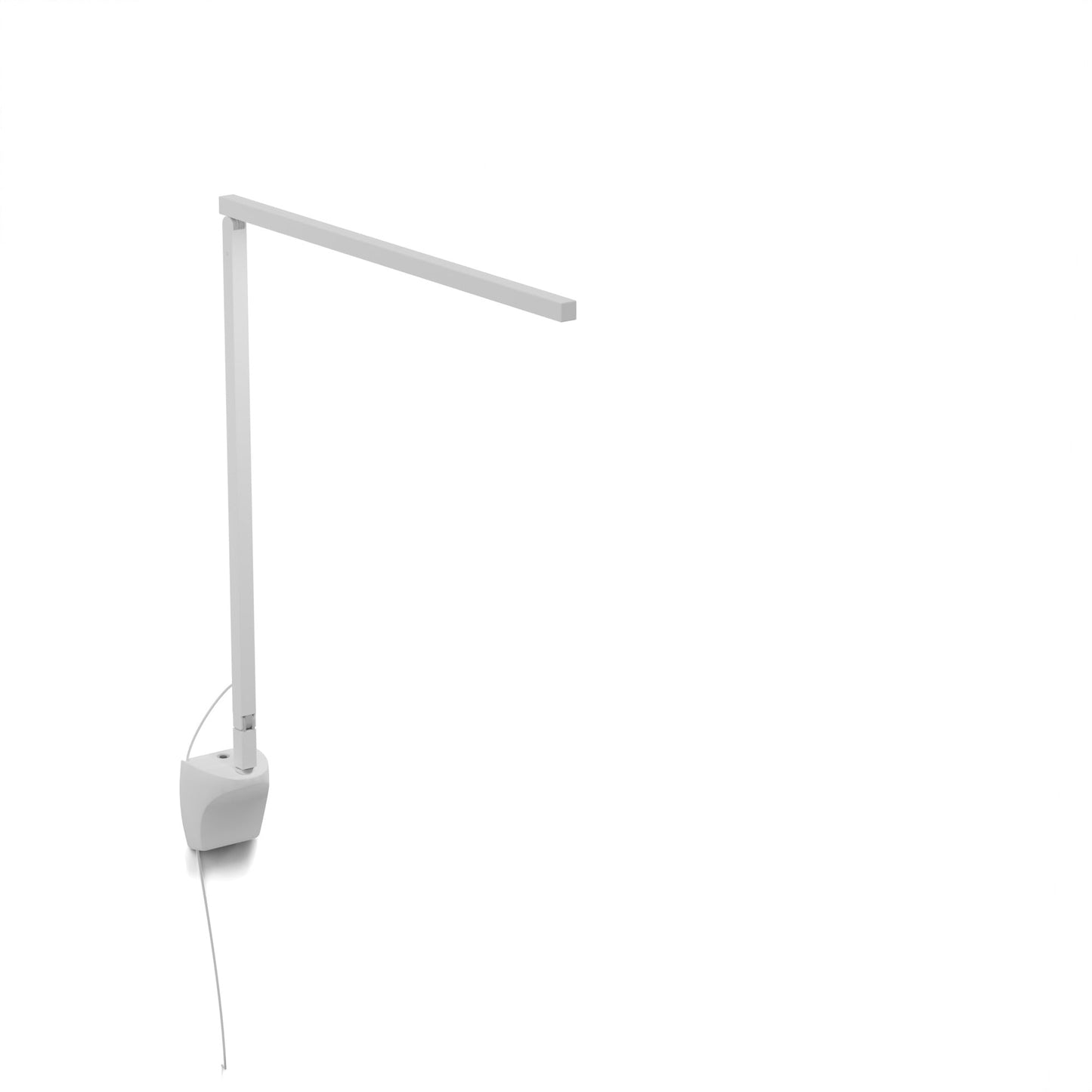 Z Bar Solo Desk Lamp Gen 4 Warm Light Matte White Wall Mount Zbd1000 W Mwt Wal by Koncept Inc