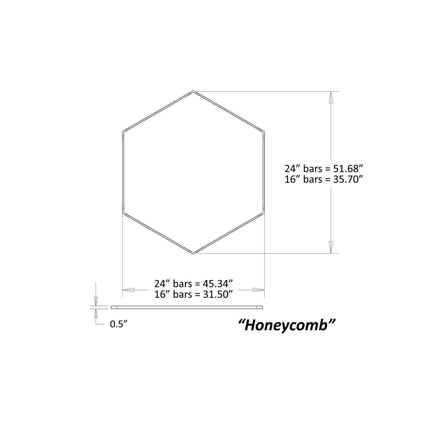 Z Bar Pendant Medium Honeycomb Soft Warm Matte White 52 X 45 Zbp 24 H Sw Mwt Cnp by Koncept Inc