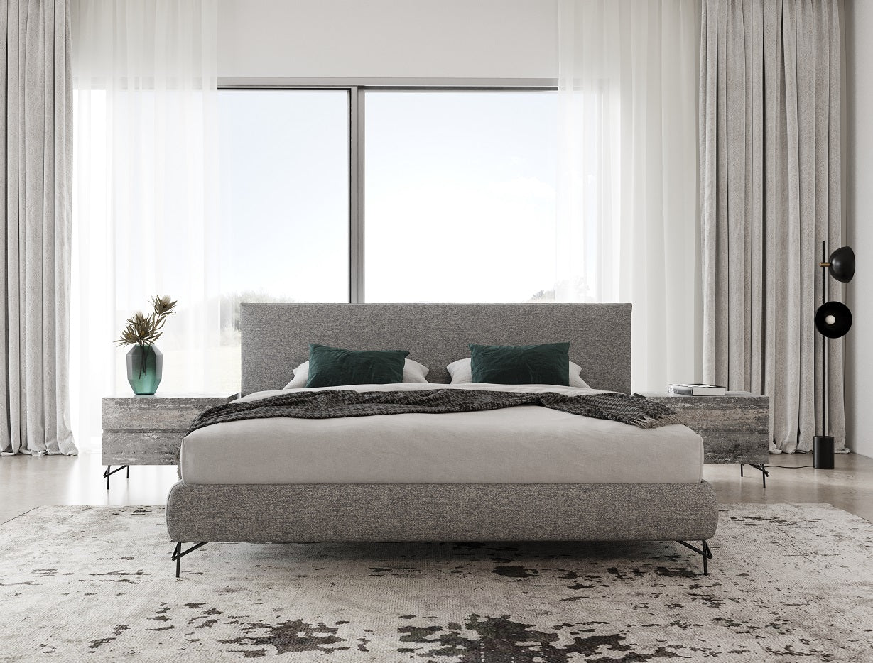 Nova Domus Aria Italian Modern Multi Grey Bedroom Set