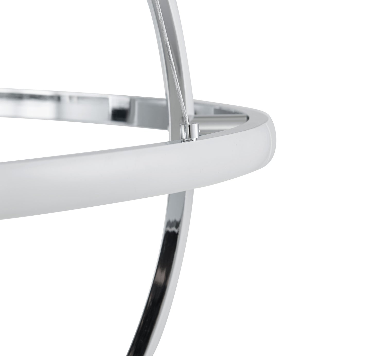 Oxford LED Adjustable Chandelier Chrome by Finesse Decor CH-010