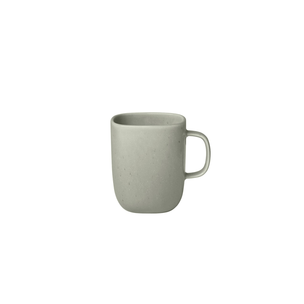 blomus VAHLO Square Stoneware Mug, 13.5 oz – Mirage Grey mug, product photo