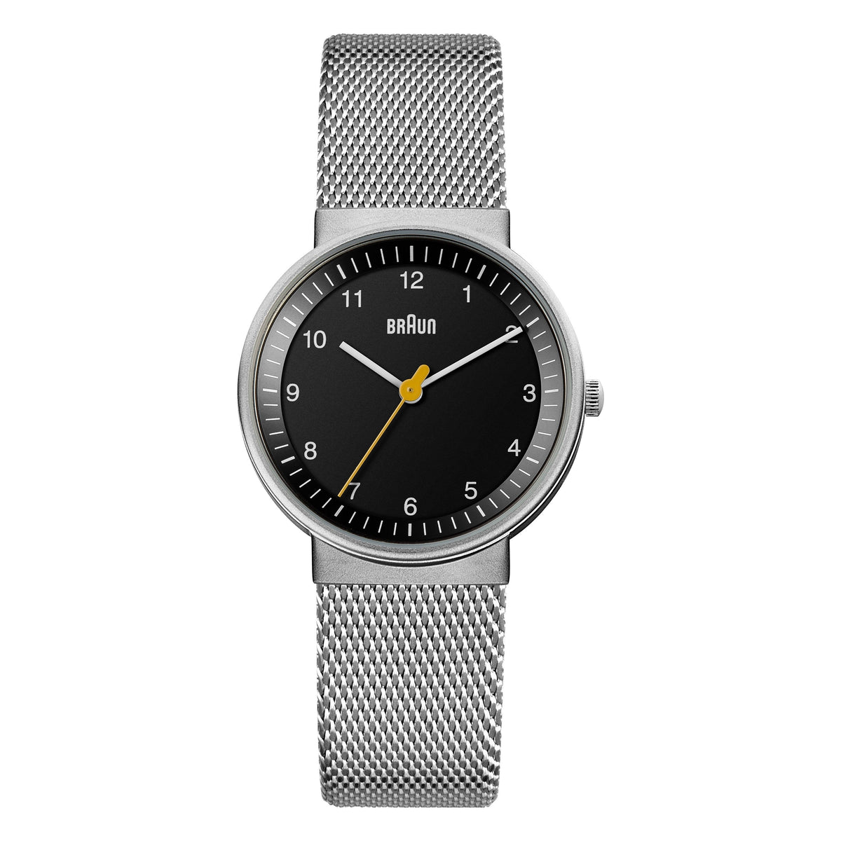Braun BN0031 Ladies’ Classic Watch, Black Dial, Steel Mesh (photo 2 of 2)