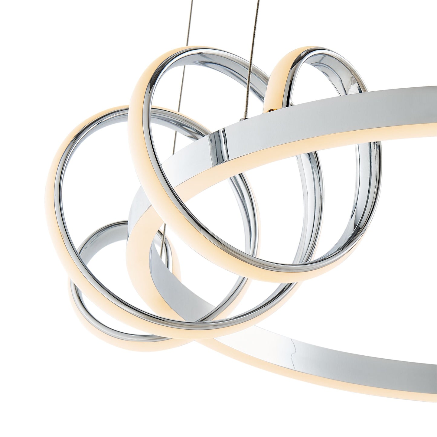 Salzburg Round Chandelier Chrome by Finesse Decor CH-018-C