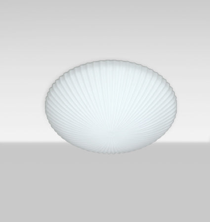 Besa Katie 12 – Opal Matte glass, lit, angled view