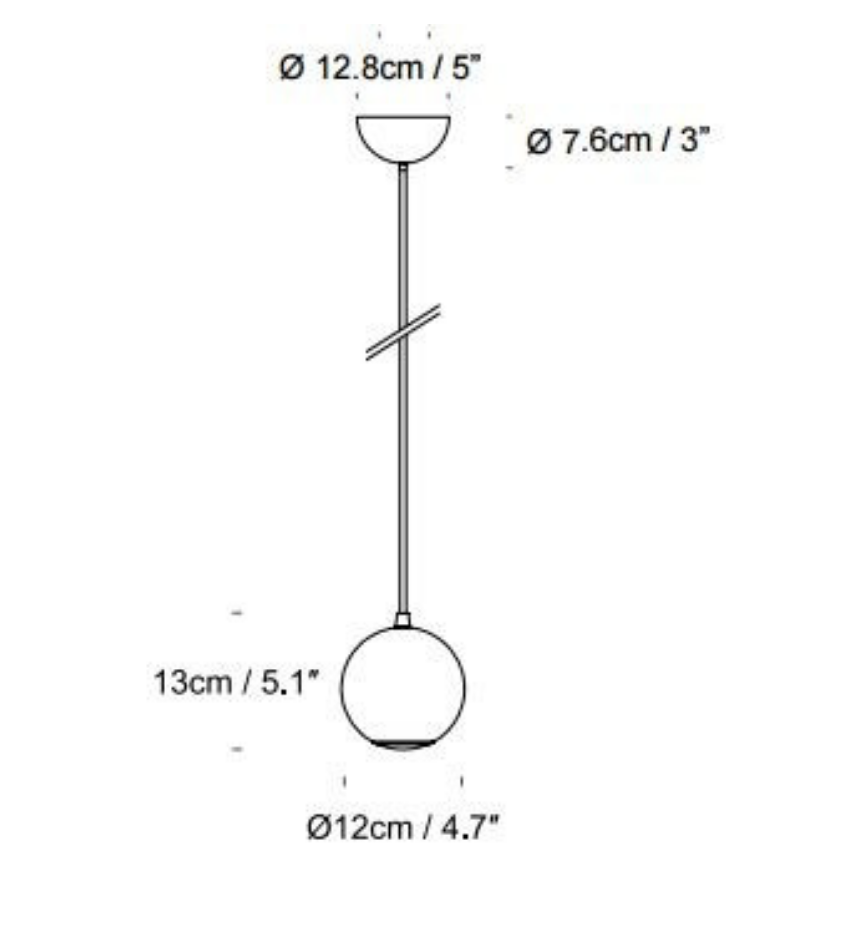 Premium Innermost Boule spherical accent light, 3-year warranty, versatile for both residential and commercial interior design.