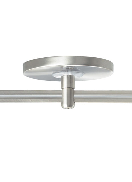 Monorail 4 Round Single Feed Power Canopy Low Profile by Visual & Comfort & Co