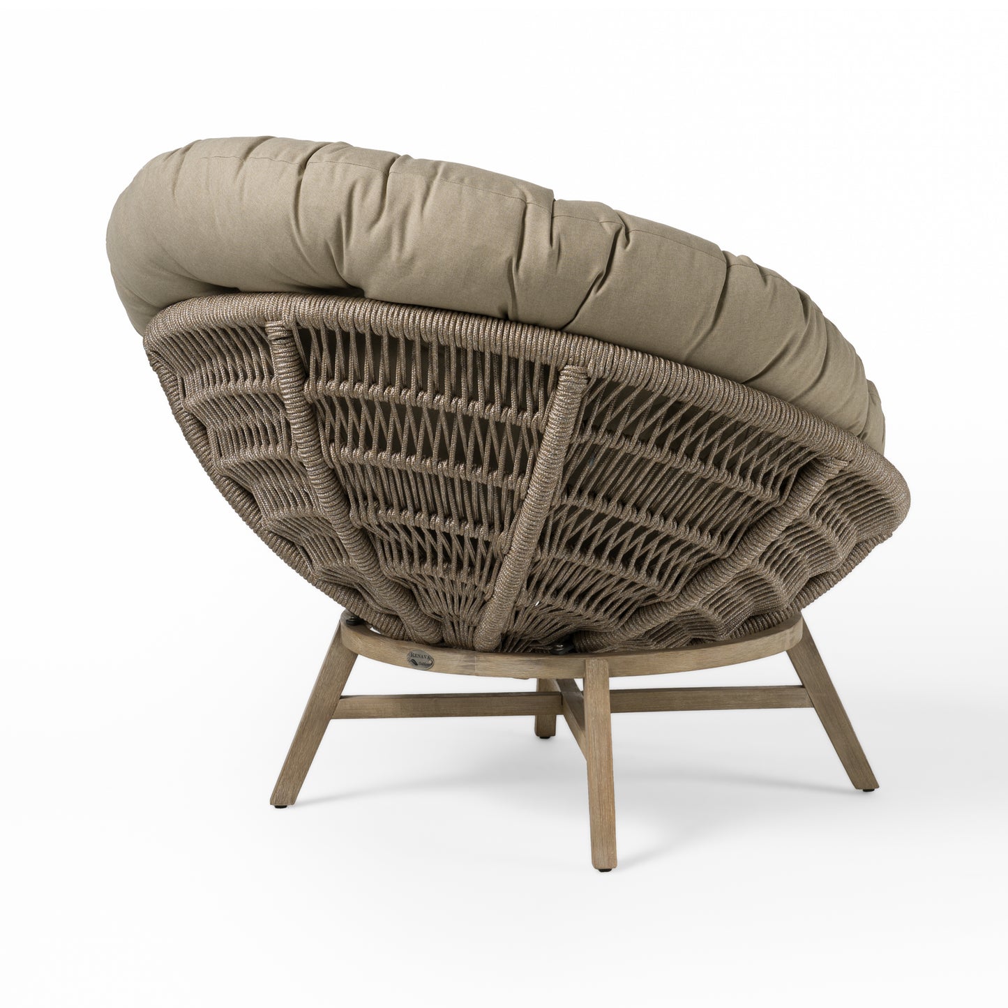 Renava Moon Outdoor Beige Lounge Chair