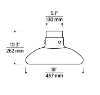 Morgan 18 LED Flush Mount Warm Dim by Visual & Comfort & Co