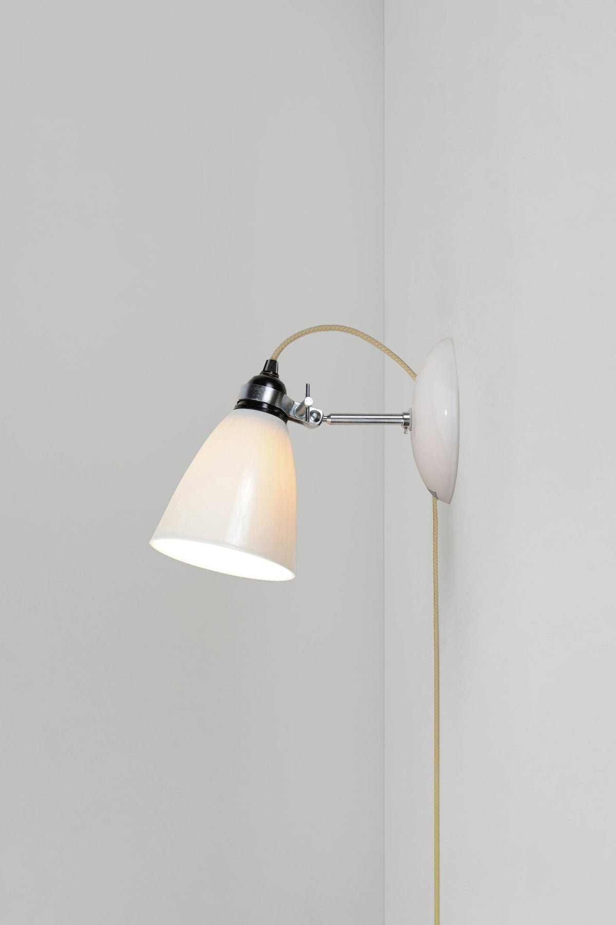 Hector 30 Medium Dome Plug-In Wall Light by Original BTC (photo 3)