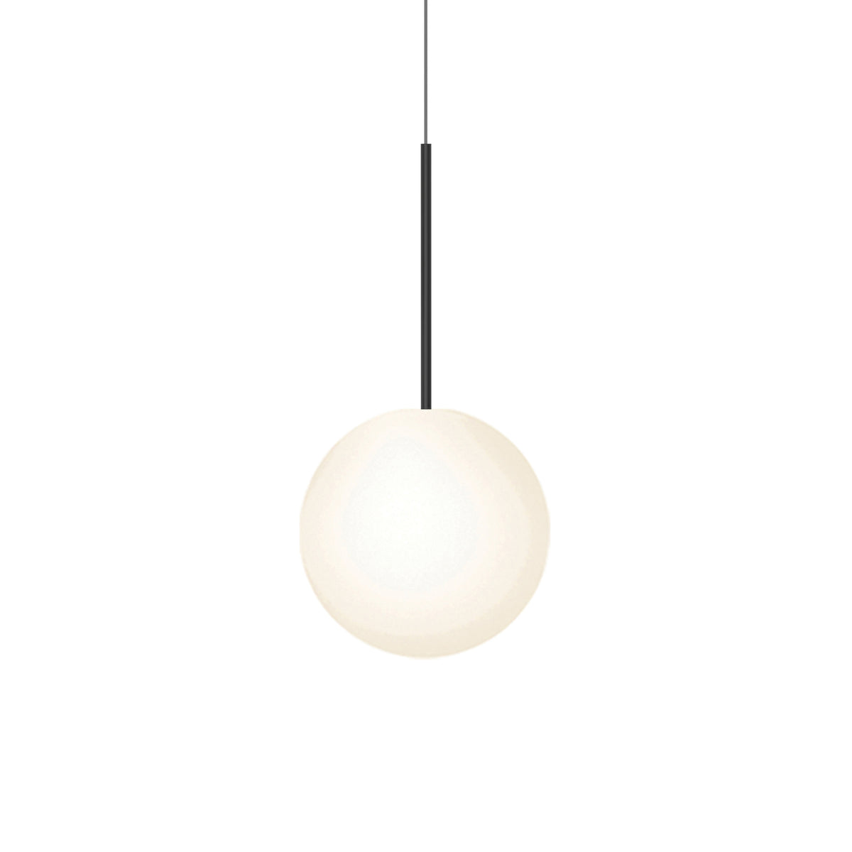 Pablo Bola Sphere LED Pendant in 12" Sphere, Matte Black