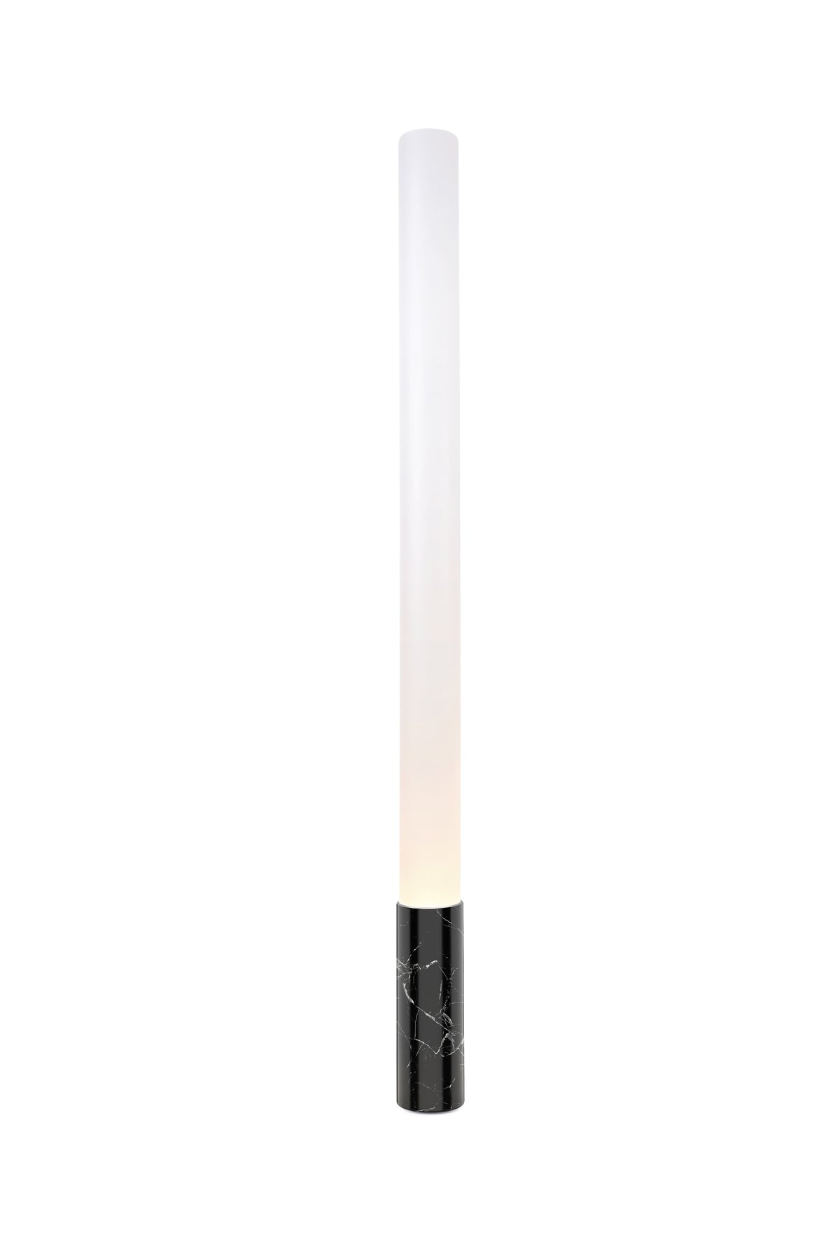 Pablo Elise Floor Lamp in 80" H, Marquina Black Marble
