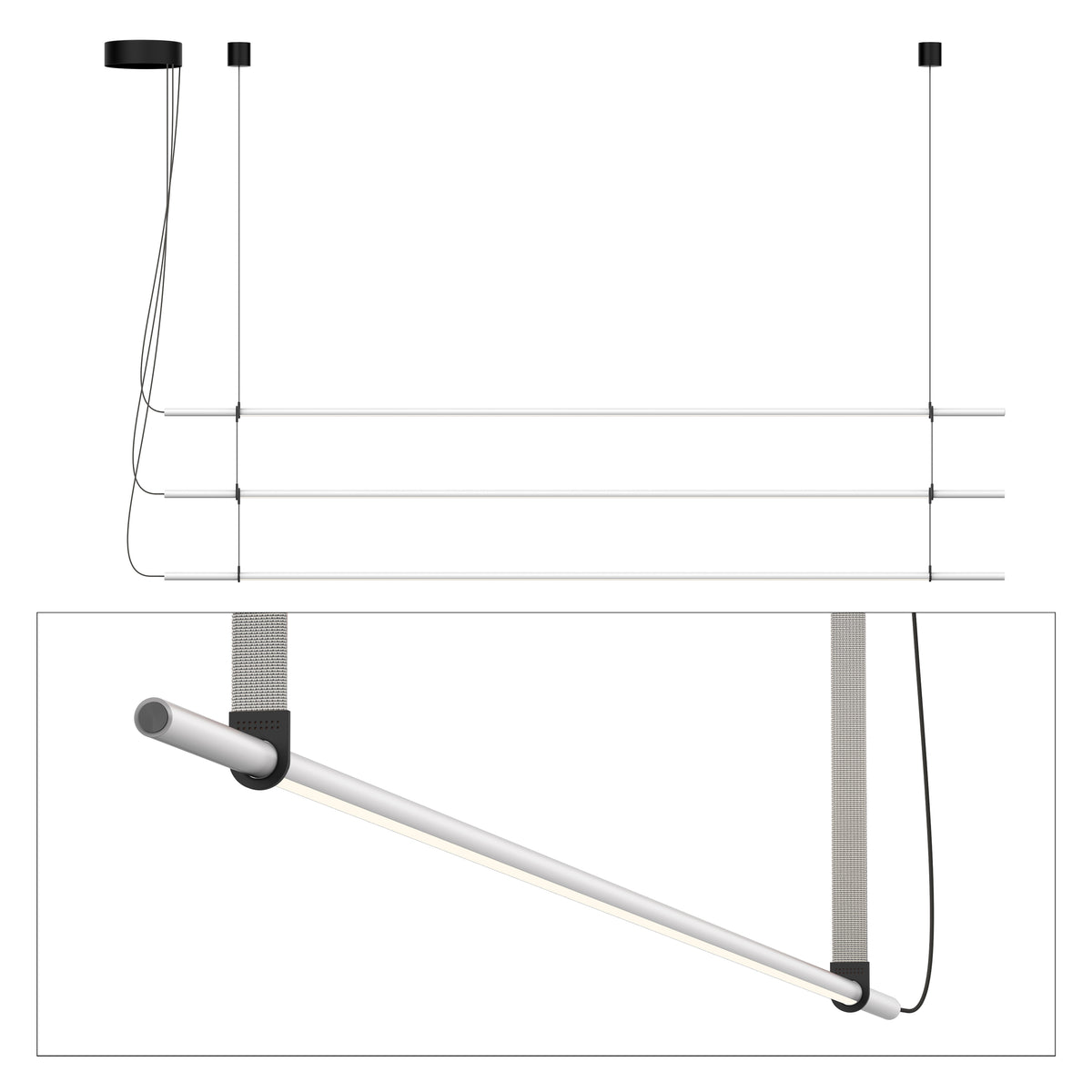 Pablo T.O 3 in Matte Light Grey, Light Grey