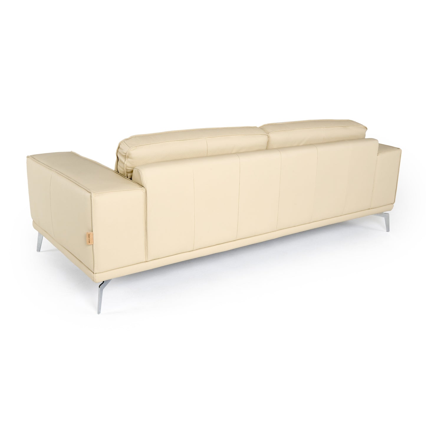 Lamod Italia Soho Italian Off White Leather Sofa