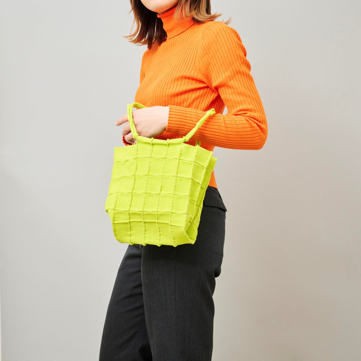 Mate Mono Tile Bag – knit handbag, photo 6