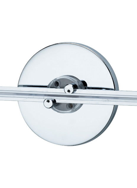 Wall Monorail 4 Round Single Feed Power Canopy by Visual & Comfort & Co