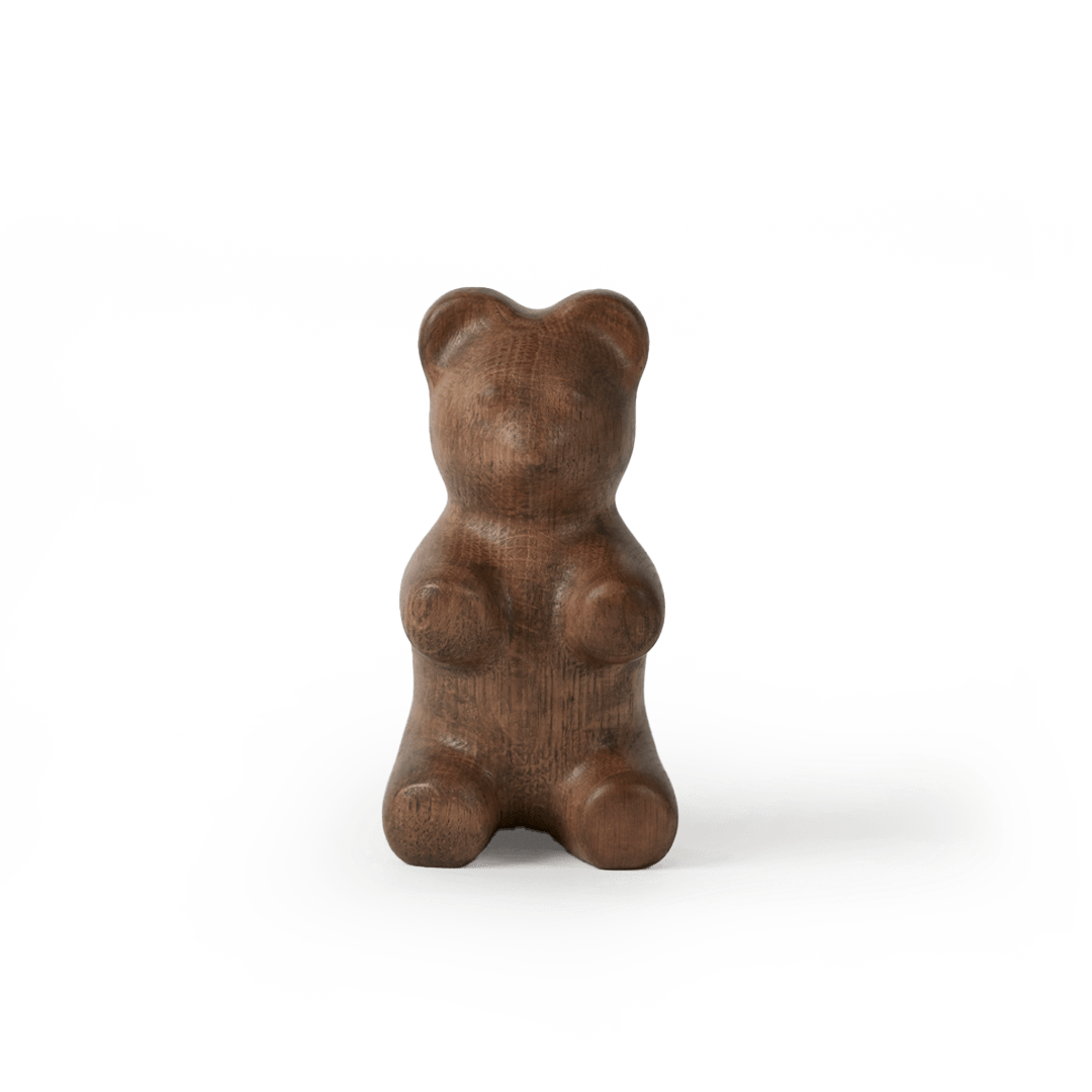 Boyhood Gummy Bear wooden figure in smoked oak, Small (image 4)
