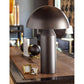 Regina Andrew Apollo Table Lamp in Blackened Iron