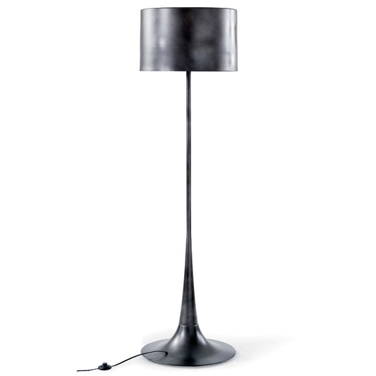 Regina Andrew Trilogy Floor Lamp in Black Iron