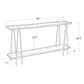 Regina Andrew Ash Reclaimed Wood Console Table in Black