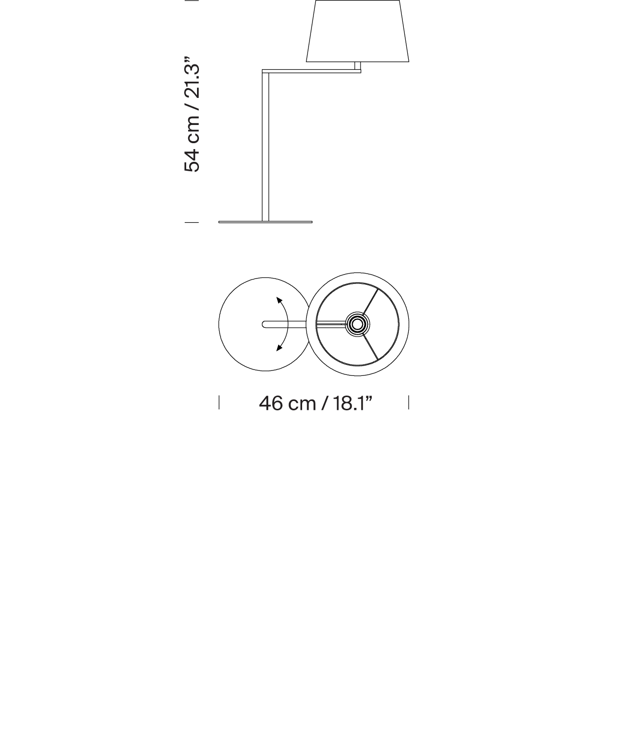 Santa & Cole Americana Table Lamp