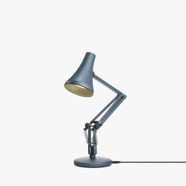 90 Mini Mini Steel Blue Desk Lamp by Anglepoise