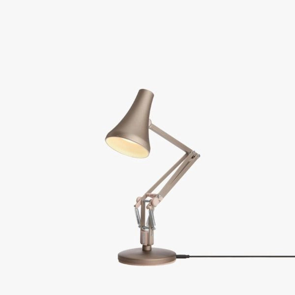 90 Mini Mini Warm Silver Desk Lamp by Anglepoise