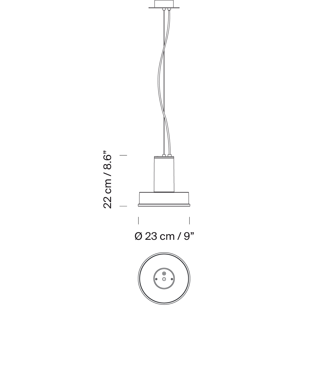 Santa & Cole Arne S Domus Pendant Light