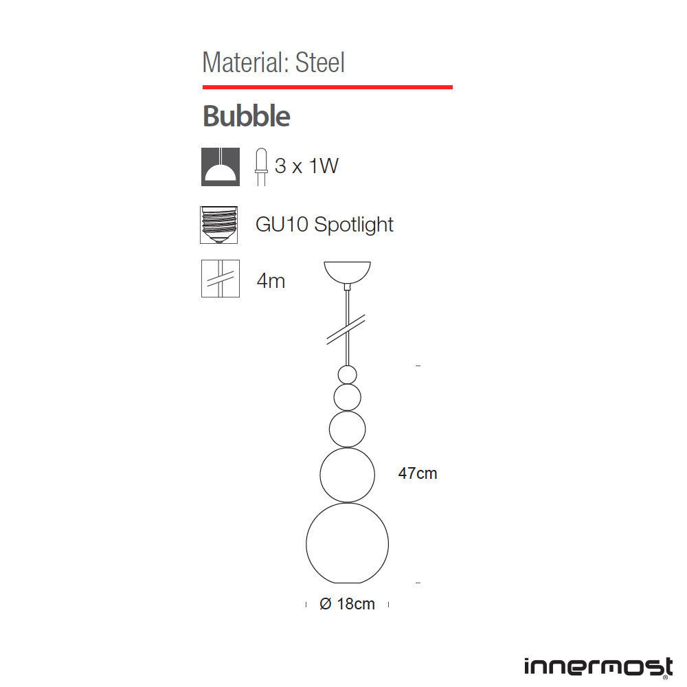 Innermost Lighting Bubble Spotlight Pendant