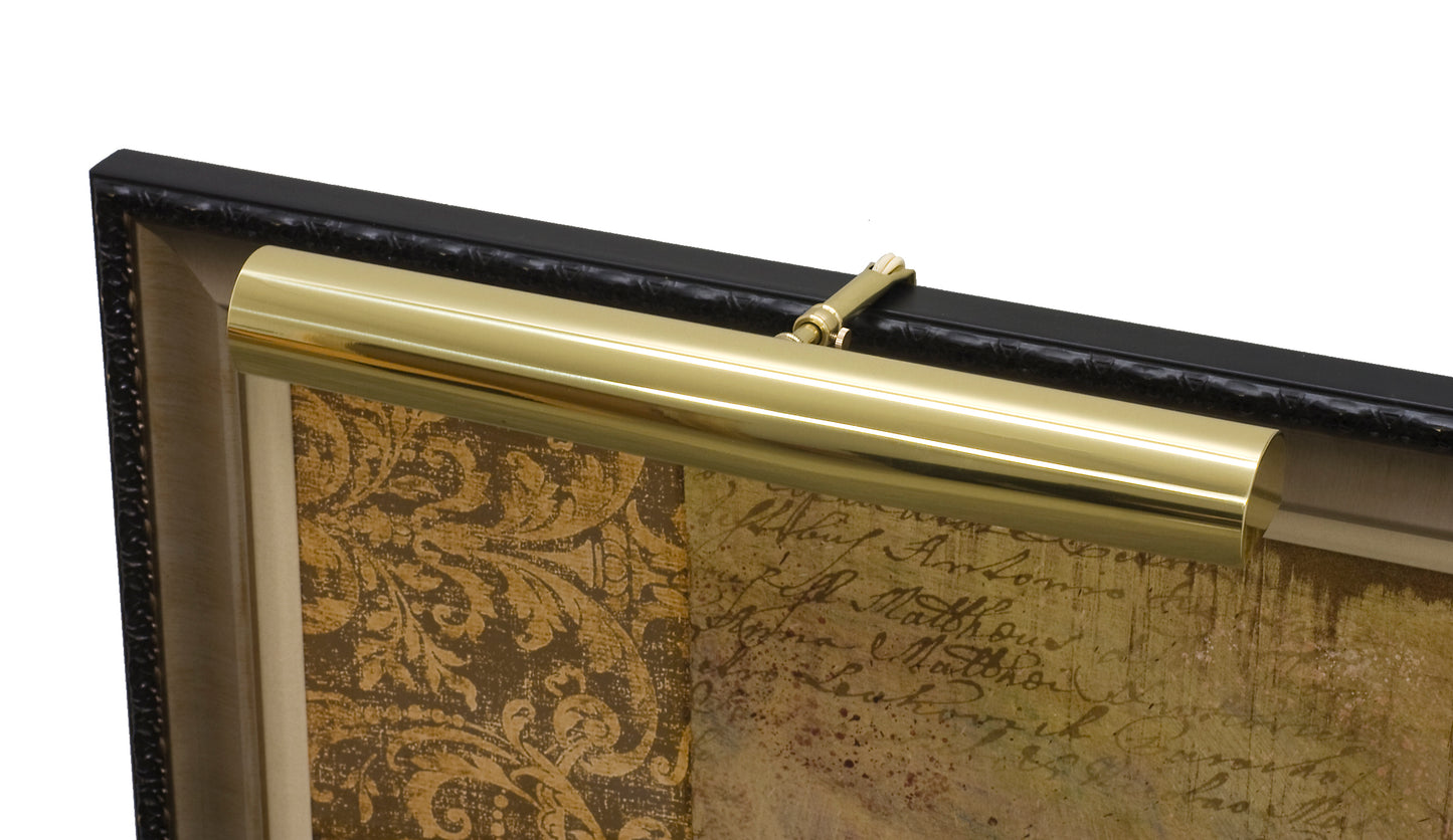 Contemporary 16" CA-Compliant Polished Brass Picture Light by House of Troy