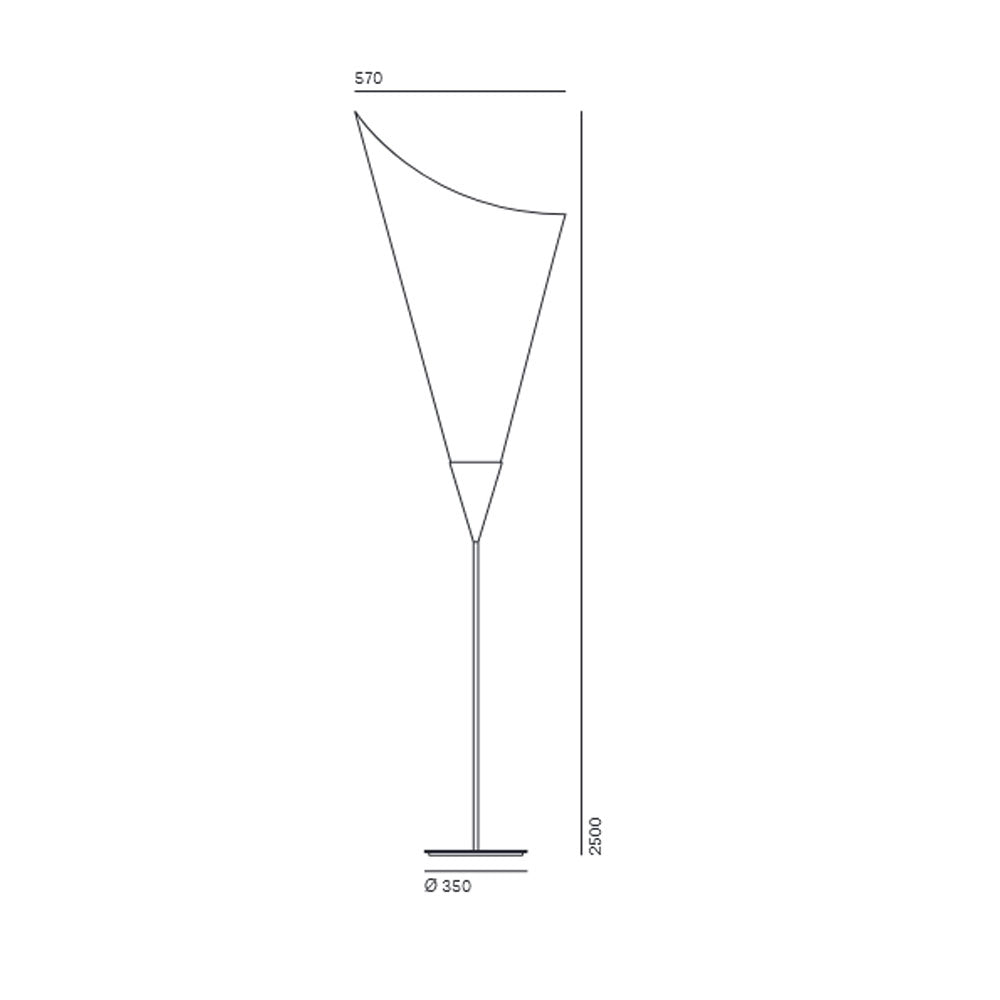 Calla Big Floor Lamp by Pallucco Italy