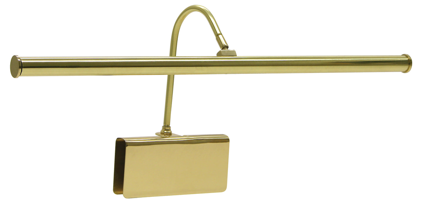 House of Troy Grand Piano LED CLamp 19" Polished Brass GPLED19-61