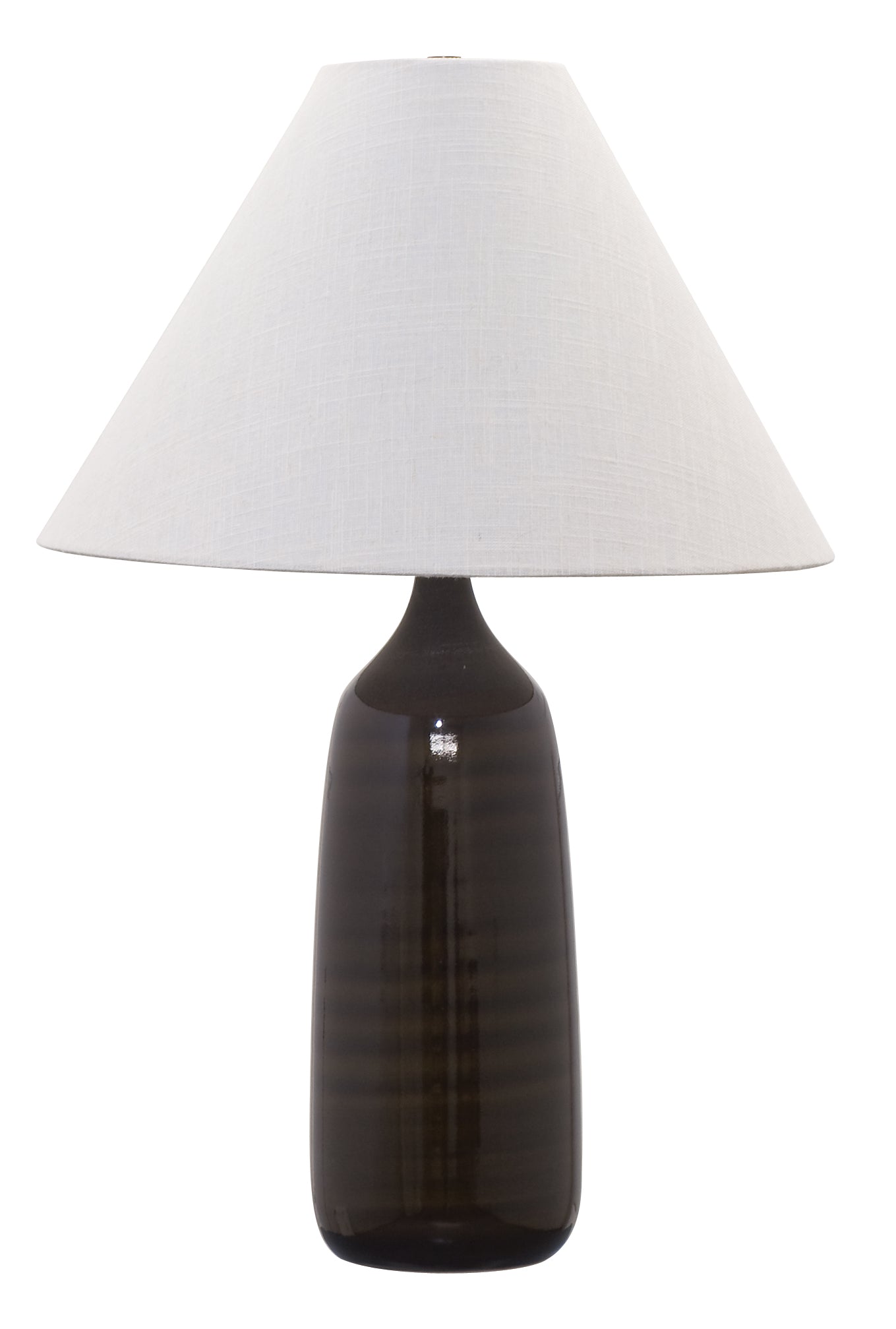 House of Troy Scatchard 25" Stoneware Table Lamp Brown Gloss GS100-BR