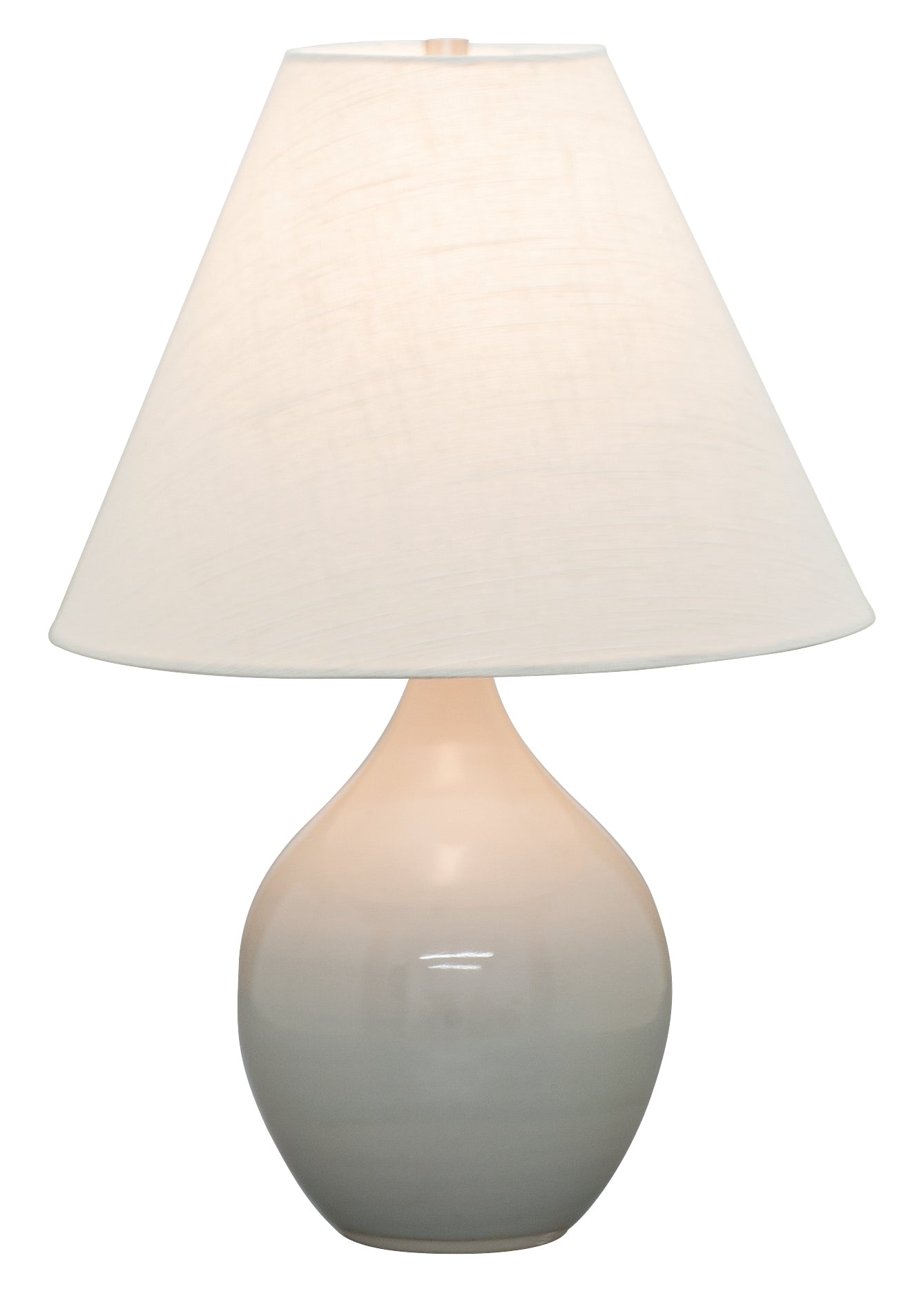 House of Troy Scatchard 19" Stoneware Accent Lamp Gray Gloss GS200-GG