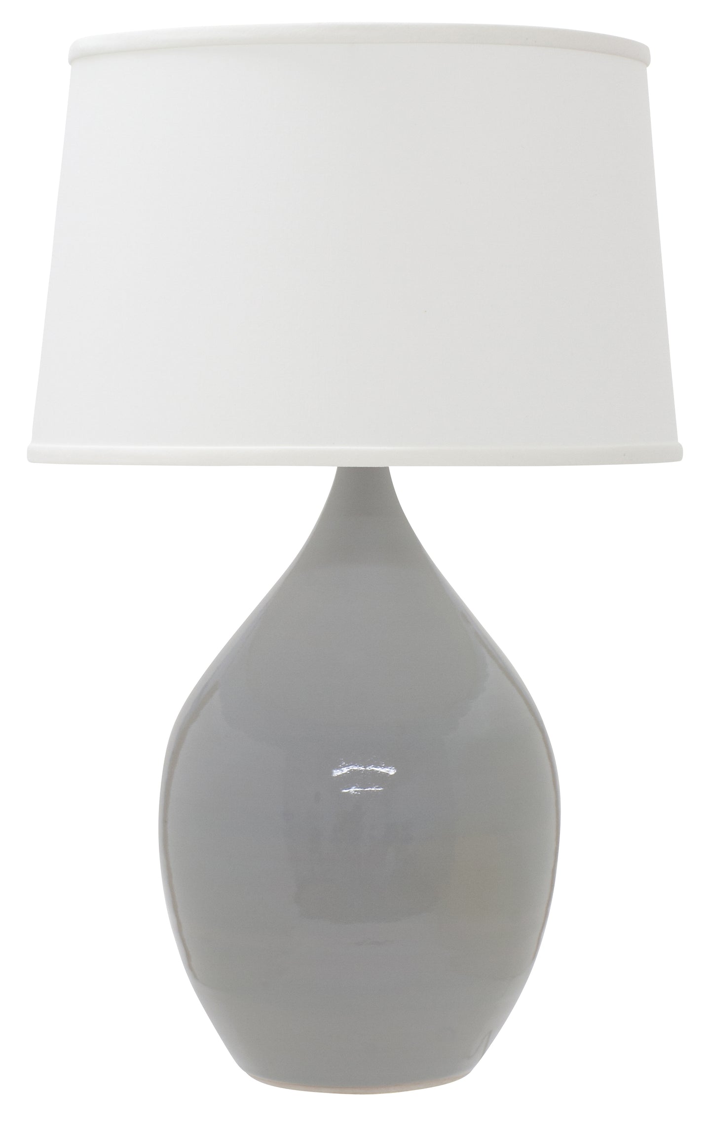 House of Troy Scatchard 18.5" Stoneware Table Lamp Gray Gloss GS202-GG