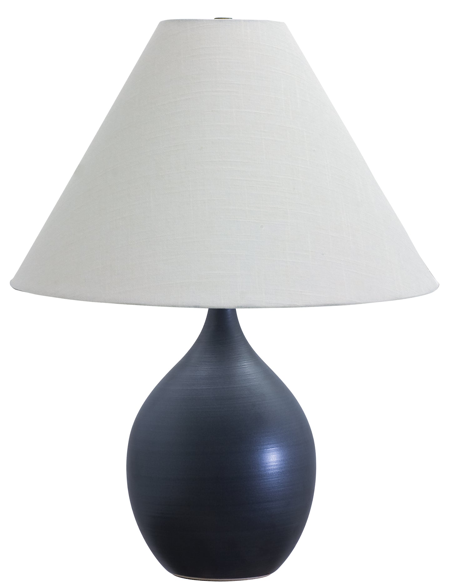 House of Troy Scatchard 22.5" Stoneware Table Lamp Black Matte GS300-BM