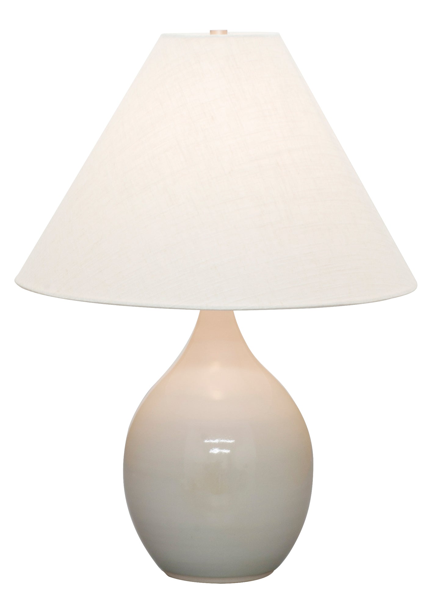 House of Troy Scatchard 22.5" Stoneware Table Lamp Gray Gloss GS300-GG