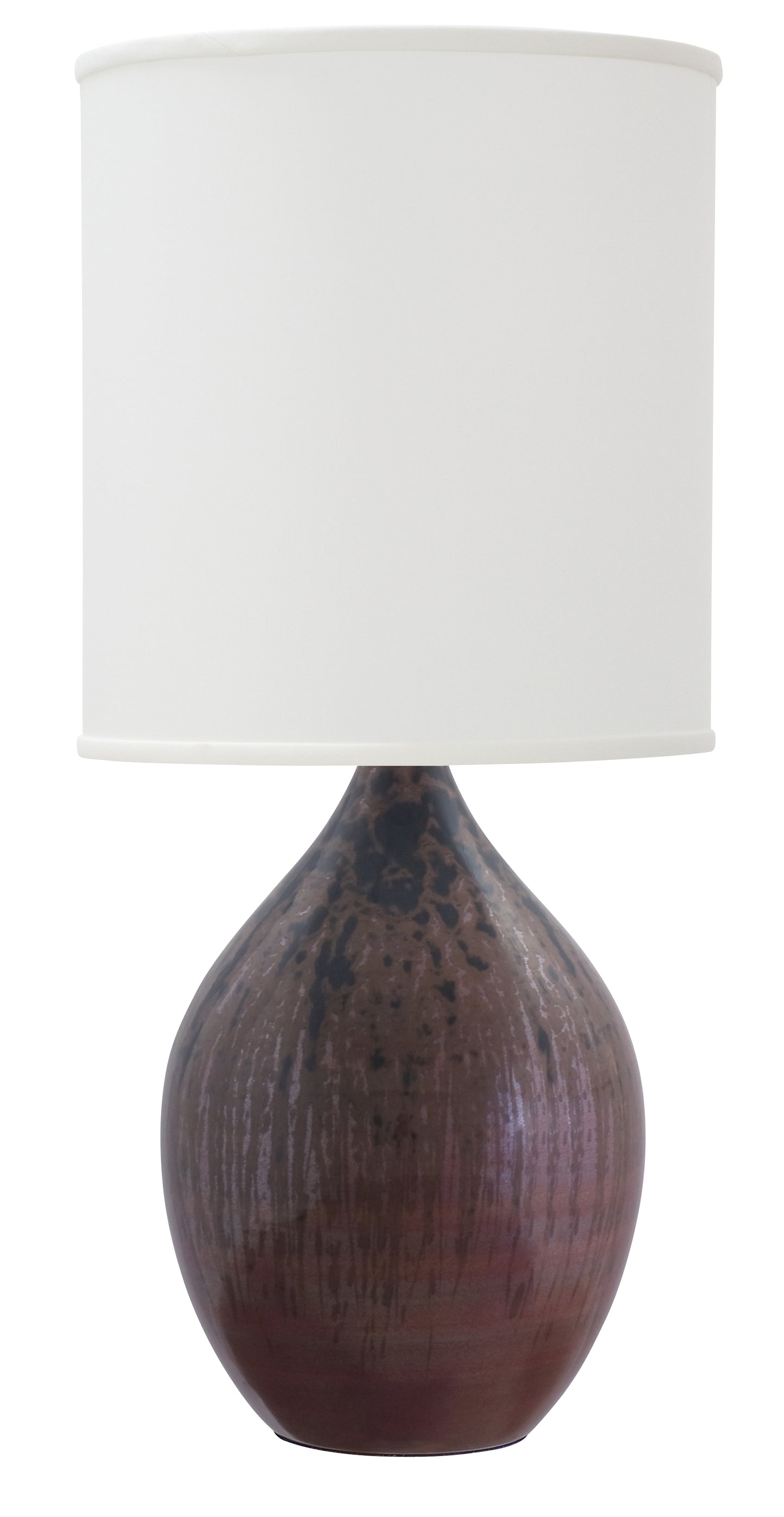 House of Troy Scatchard 24" Stoneware Table Lamp Decorated Red GS301-DR